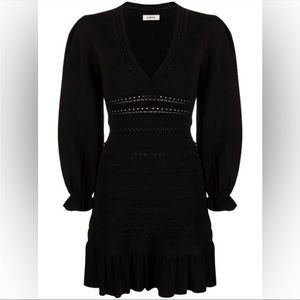 Ombre V-neck minidress